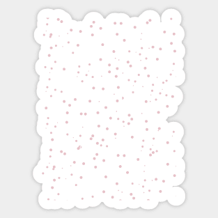 Christmas Snow and Decor Pattern Sticker